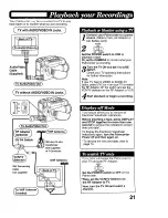 Предварительный просмотр 21 страницы Panasonic Palmcorder IQ PV-IQ604 Operating Instructions Manual