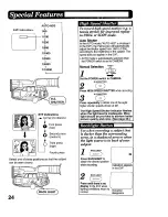 Предварительный просмотр 24 страницы Panasonic Palmcorder IQ PV-IQ604 Operating Instructions Manual