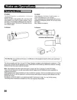 Предварительный просмотр 30 страницы Panasonic Palmcorder IQ PV-IQ604 Operating Instructions Manual