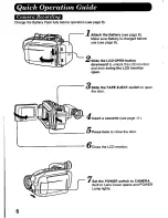 Предварительный просмотр 6 страницы Panasonic Palmcorder IQ PV-L606 User Manual