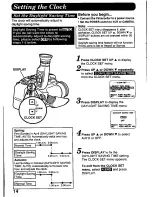 Предварительный просмотр 14 страницы Panasonic Palmcorder IQ PV-L606 User Manual