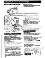 Предварительный просмотр 26 страницы Panasonic Palmcorder IQ PV-L606 User Manual