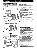 Предварительный просмотр 28 страницы Panasonic Palmcorder IQ PV-L606 User Manual