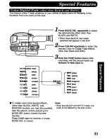 Предварительный просмотр 33 страницы Panasonic Palmcorder IQ PV-L606 User Manual