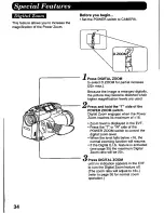 Предварительный просмотр 34 страницы Panasonic Palmcorder IQ PV-L606 User Manual