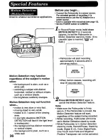 Предварительный просмотр 36 страницы Panasonic Palmcorder IQ PV-L606 User Manual