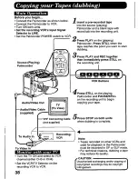 Предварительный просмотр 38 страницы Panasonic Palmcorder IQ PV-L606 User Manual