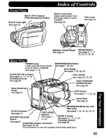 Предварительный просмотр 43 страницы Panasonic Palmcorder IQ PV-L606 User Manual