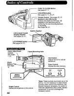 Предварительный просмотр 44 страницы Panasonic Palmcorder IQ PV-L606 User Manual