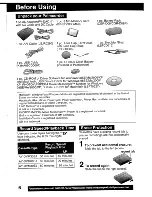 Предварительный просмотр 6 страницы Panasonic Palmcorder MultiCam PV-DV203 Operating Instructions Manual