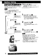 Предварительный просмотр 8 страницы Panasonic Palmcorder MultiCam PV-DV203 Operating Instructions Manual