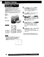 Предварительный просмотр 10 страницы Panasonic Palmcorder MultiCam PV-DV203 Operating Instructions Manual