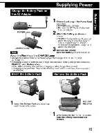 Предварительный просмотр 15 страницы Panasonic Palmcorder MultiCam PV-DV203 Operating Instructions Manual