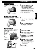 Предварительный просмотр 23 страницы Panasonic Palmcorder MultiCam PV-DV203 Operating Instructions Manual