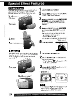 Предварительный просмотр 24 страницы Panasonic Palmcorder MultiCam PV-DV203 Operating Instructions Manual