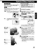 Предварительный просмотр 27 страницы Panasonic Palmcorder MultiCam PV-DV203 Operating Instructions Manual