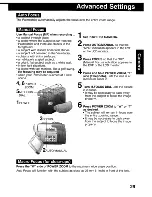 Предварительный просмотр 29 страницы Panasonic Palmcorder MultiCam PV-DV203 Operating Instructions Manual