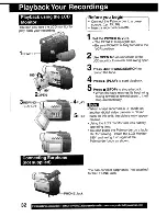 Предварительный просмотр 32 страницы Panasonic Palmcorder MultiCam PV-DV203 Operating Instructions Manual