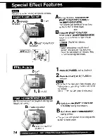 Предварительный просмотр 34 страницы Panasonic Palmcorder MultiCam PV-DV203 Operating Instructions Manual