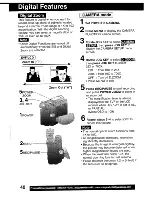 Предварительный просмотр 40 страницы Panasonic Palmcorder MultiCam PV-DV203 Operating Instructions Manual