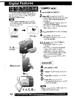 Предварительный просмотр 42 страницы Panasonic Palmcorder MultiCam PV-DV203 Operating Instructions Manual