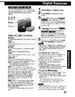 Предварительный просмотр 43 страницы Panasonic Palmcorder MultiCam PV-DV203 Operating Instructions Manual