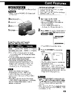 Предварительный просмотр 49 страницы Panasonic Palmcorder MultiCam PV-DV203 Operating Instructions Manual