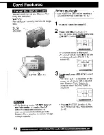 Предварительный просмотр 54 страницы Panasonic Palmcorder MultiCam PV-DV203 Operating Instructions Manual