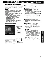 Предварительный просмотр 67 страницы Panasonic Palmcorder MultiCam PV-DV203 Operating Instructions Manual