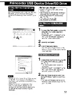 Предварительный просмотр 77 страницы Panasonic Palmcorder MultiCam PV-DV203 Operating Instructions Manual