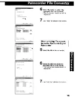 Предварительный просмотр 79 страницы Panasonic Palmcorder MultiCam PV-DV203 Operating Instructions Manual