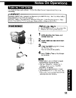 Предварительный просмотр 95 страницы Panasonic Palmcorder MultiCam PV-DV203 Operating Instructions Manual