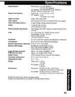 Предварительный просмотр 97 страницы Panasonic Palmcorder MultiCam PV-DV203 Operating Instructions Manual