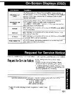 Предварительный просмотр 101 страницы Panasonic Palmcorder MultiCam PV-DV203 Operating Instructions Manual