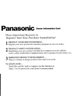 Предварительный просмотр 122 страницы Panasonic Palmcorder MultiCam PV-DV203 Operating Instructions Manual