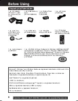 Предварительный просмотр 6 страницы Panasonic Palmcorder Multicam PV-DV73 Operating Instructions Manual