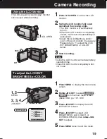 Предварительный просмотр 19 страницы Panasonic Palmcorder Multicam PV-DV73 Operating Instructions Manual