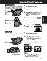 Предварительный просмотр 23 страницы Panasonic Palmcorder Multicam PV-DV73 Operating Instructions Manual