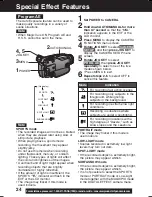 Предварительный просмотр 24 страницы Panasonic Palmcorder Multicam PV-DV73 Operating Instructions Manual