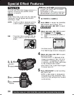 Предварительный просмотр 26 страницы Panasonic Palmcorder Multicam PV-DV73 Operating Instructions Manual