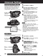 Предварительный просмотр 30 страницы Panasonic Palmcorder Multicam PV-DV73 Operating Instructions Manual