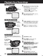 Предварительный просмотр 32 страницы Panasonic Palmcorder Multicam PV-DV73 Operating Instructions Manual