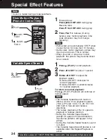 Предварительный просмотр 34 страницы Panasonic Palmcorder Multicam PV-DV73 Operating Instructions Manual