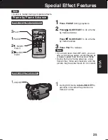 Предварительный просмотр 35 страницы Panasonic Palmcorder Multicam PV-DV73 Operating Instructions Manual