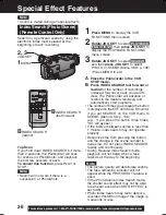 Предварительный просмотр 36 страницы Panasonic Palmcorder Multicam PV-DV73 Operating Instructions Manual