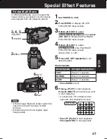 Предварительный просмотр 37 страницы Panasonic Palmcorder Multicam PV-DV73 Operating Instructions Manual