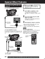 Предварительный просмотр 38 страницы Panasonic Palmcorder Multicam PV-DV73 Operating Instructions Manual