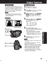 Предварительный просмотр 39 страницы Panasonic Palmcorder Multicam PV-DV73 Operating Instructions Manual