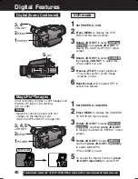 Предварительный просмотр 40 страницы Panasonic Palmcorder Multicam PV-DV73 Operating Instructions Manual