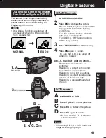 Предварительный просмотр 41 страницы Panasonic Palmcorder Multicam PV-DV73 Operating Instructions Manual